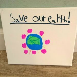 Save The Earth Canvas
